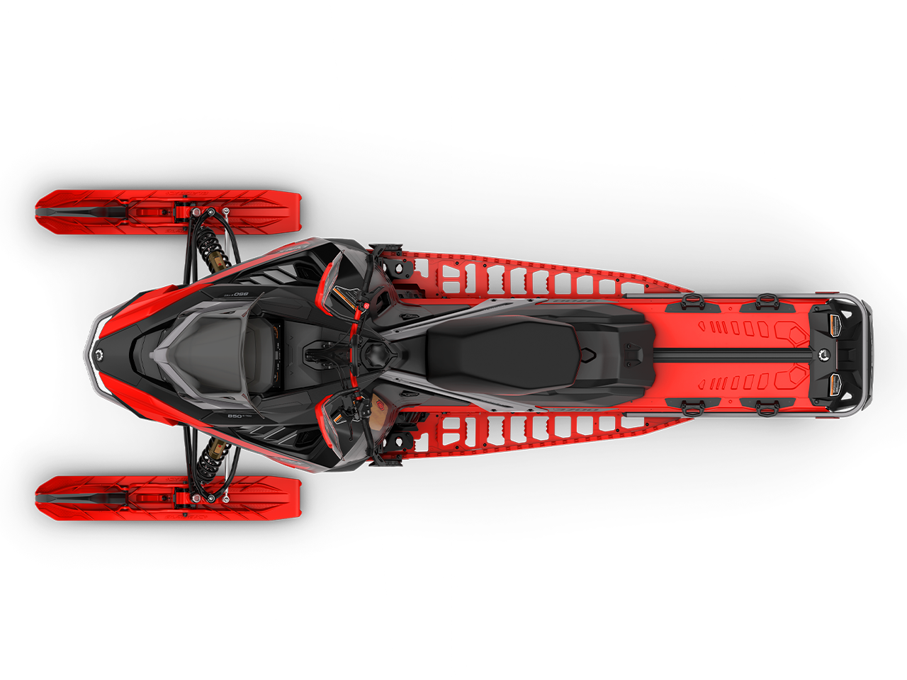 Lynx Xterrain RE snowmobile topview