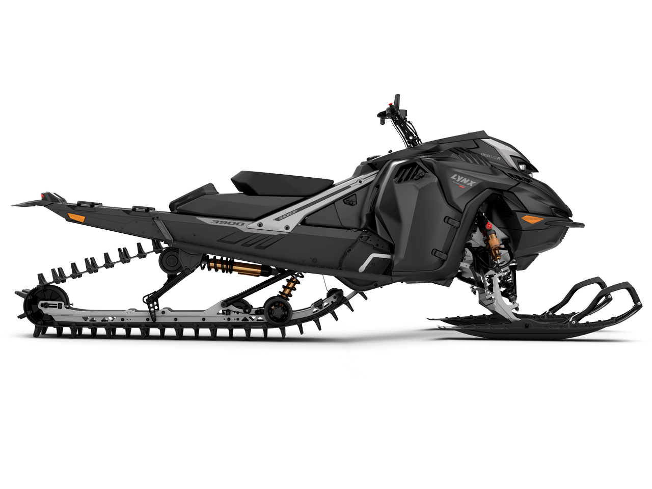 Lynx Shredder RE snowmobile Radien2 side view