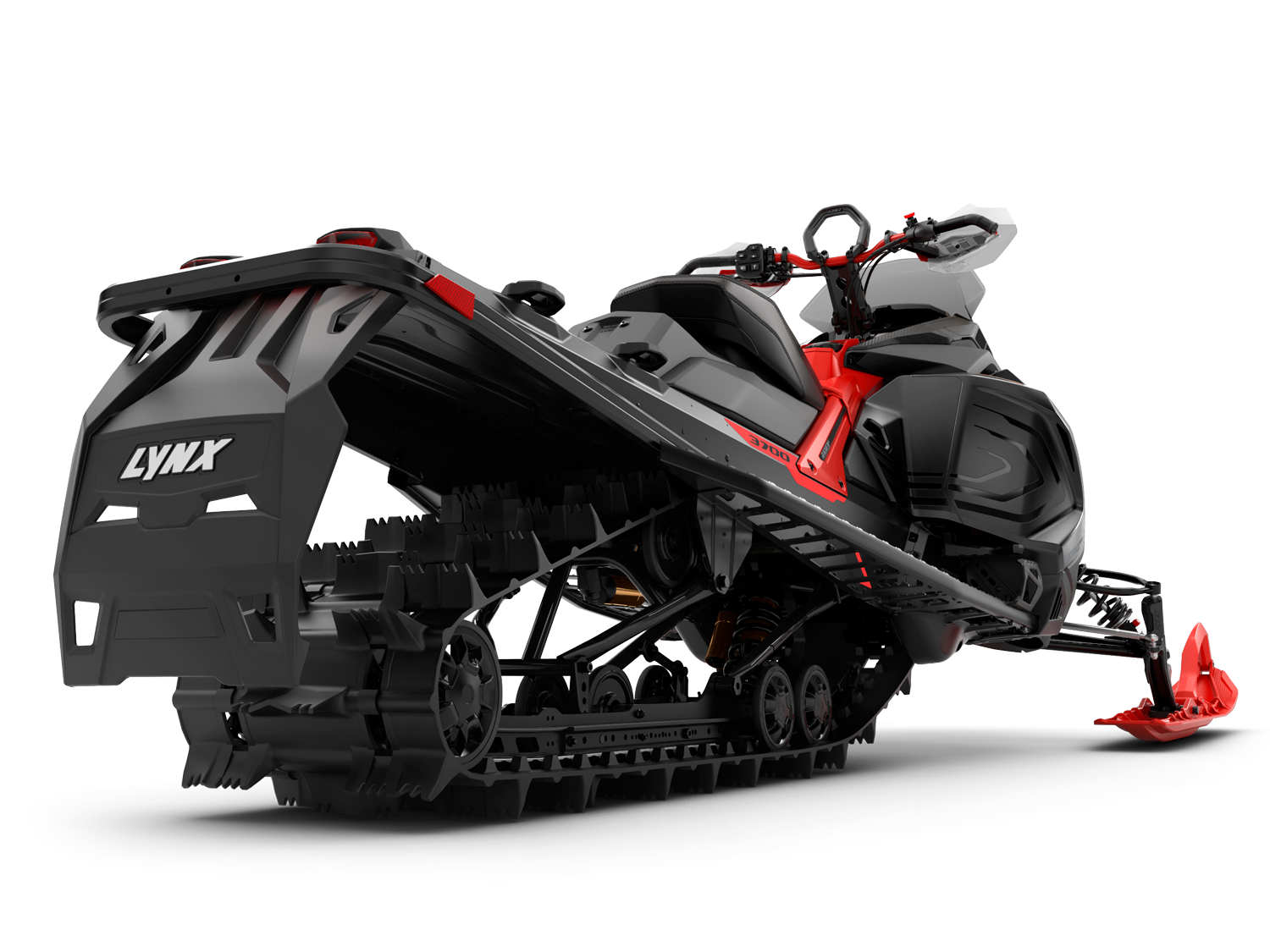 Lynx Xterrain RE snöskoter bakifrån