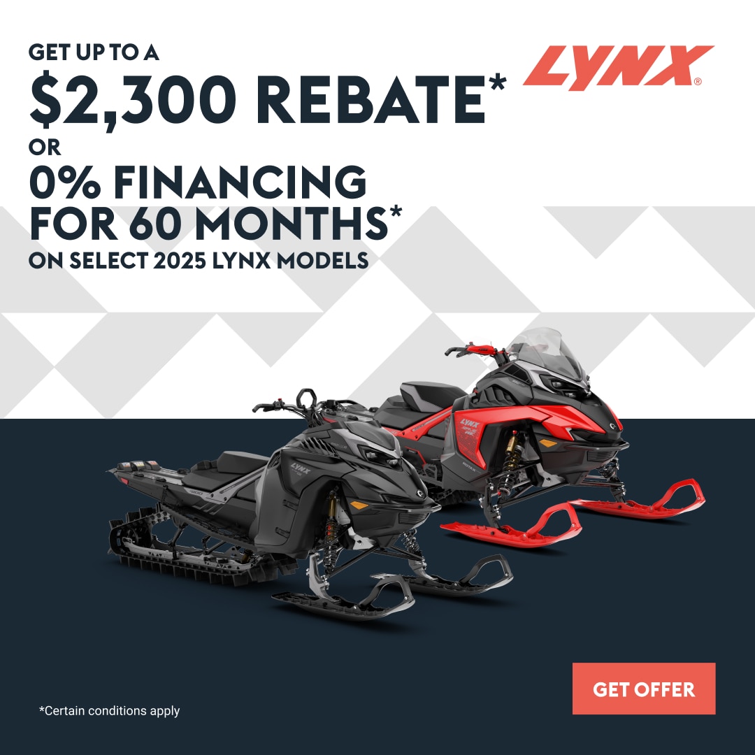 Obtenez jusqu'à 2,300 $ de réduction sur les modèles Lynx Hors-piste 2025