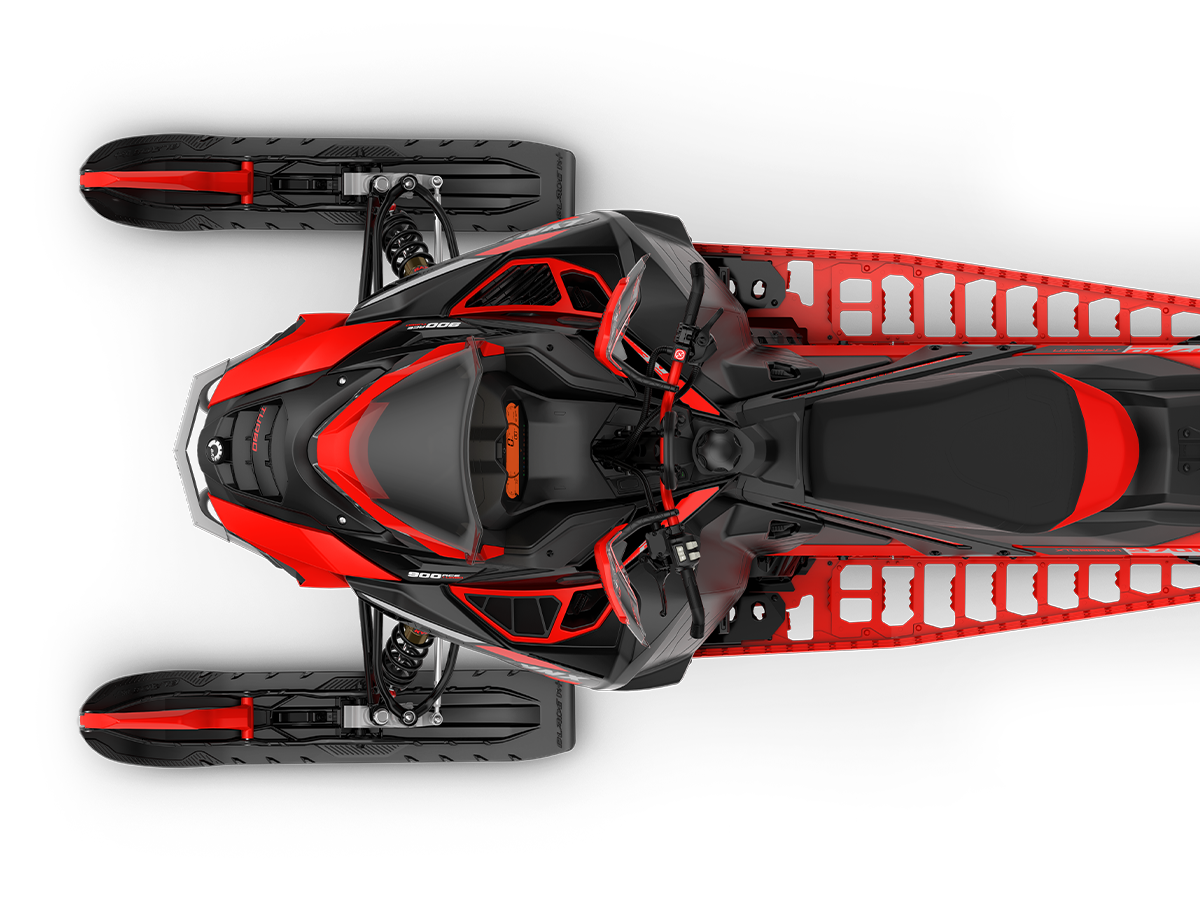 Vy ovanifrån av Lynx Xterrain RE Turbo Radien-X-design