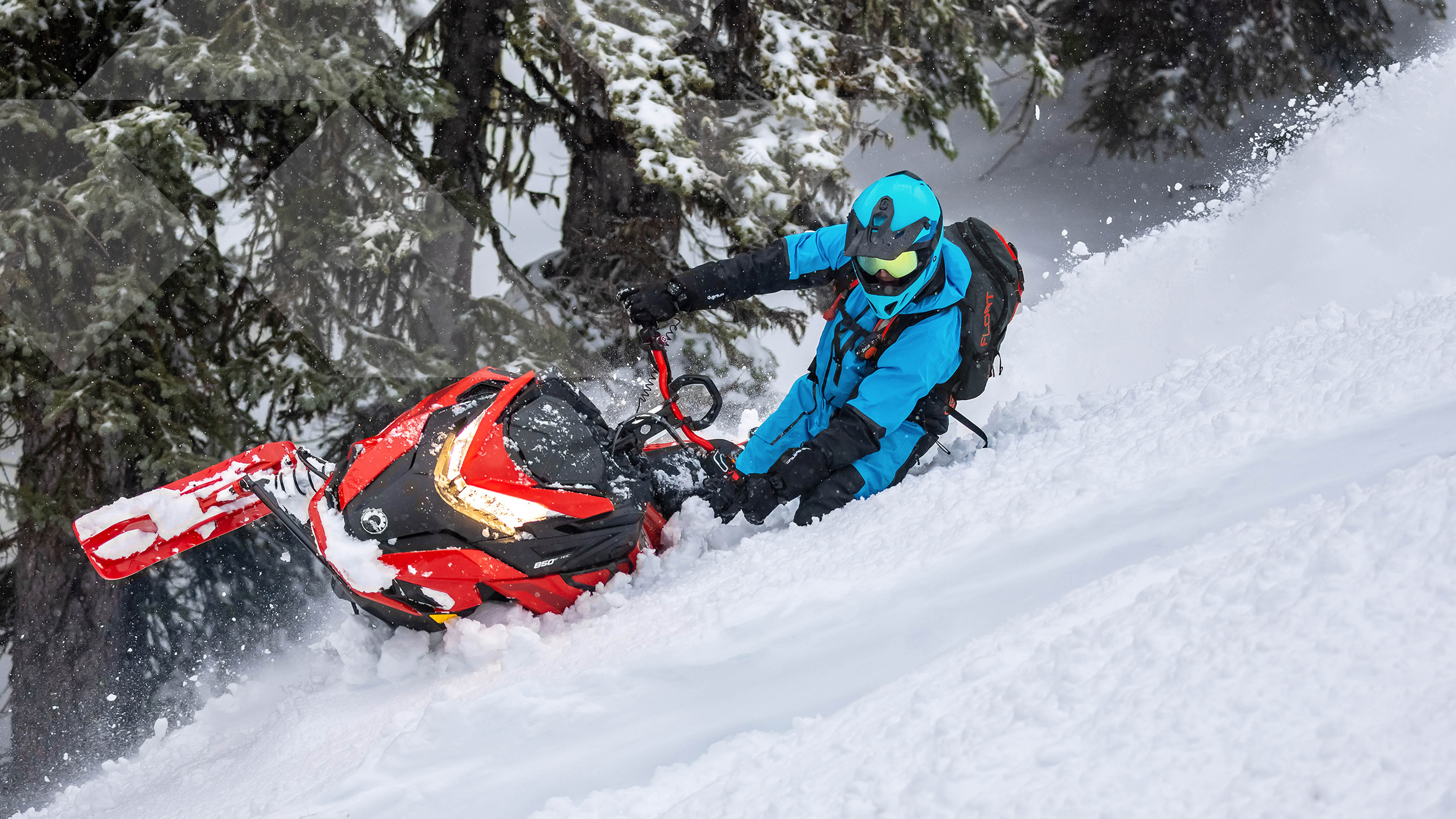 Homme sur un Lynx BoonDocker