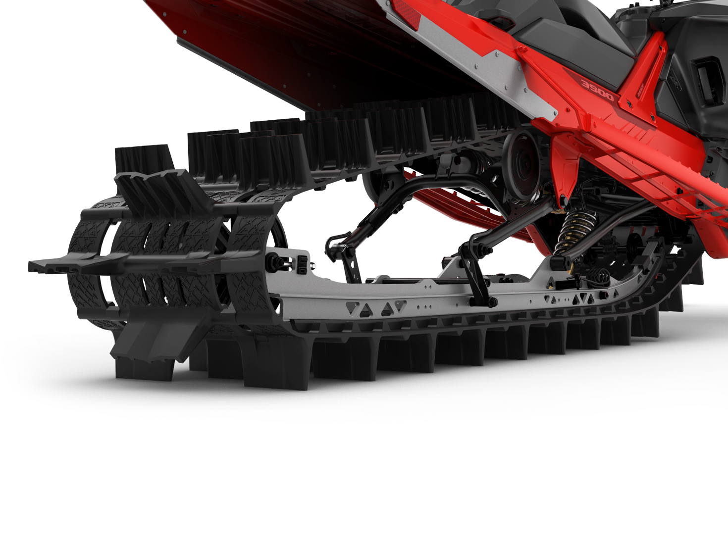 Lynx Shredder DS snowmobile track