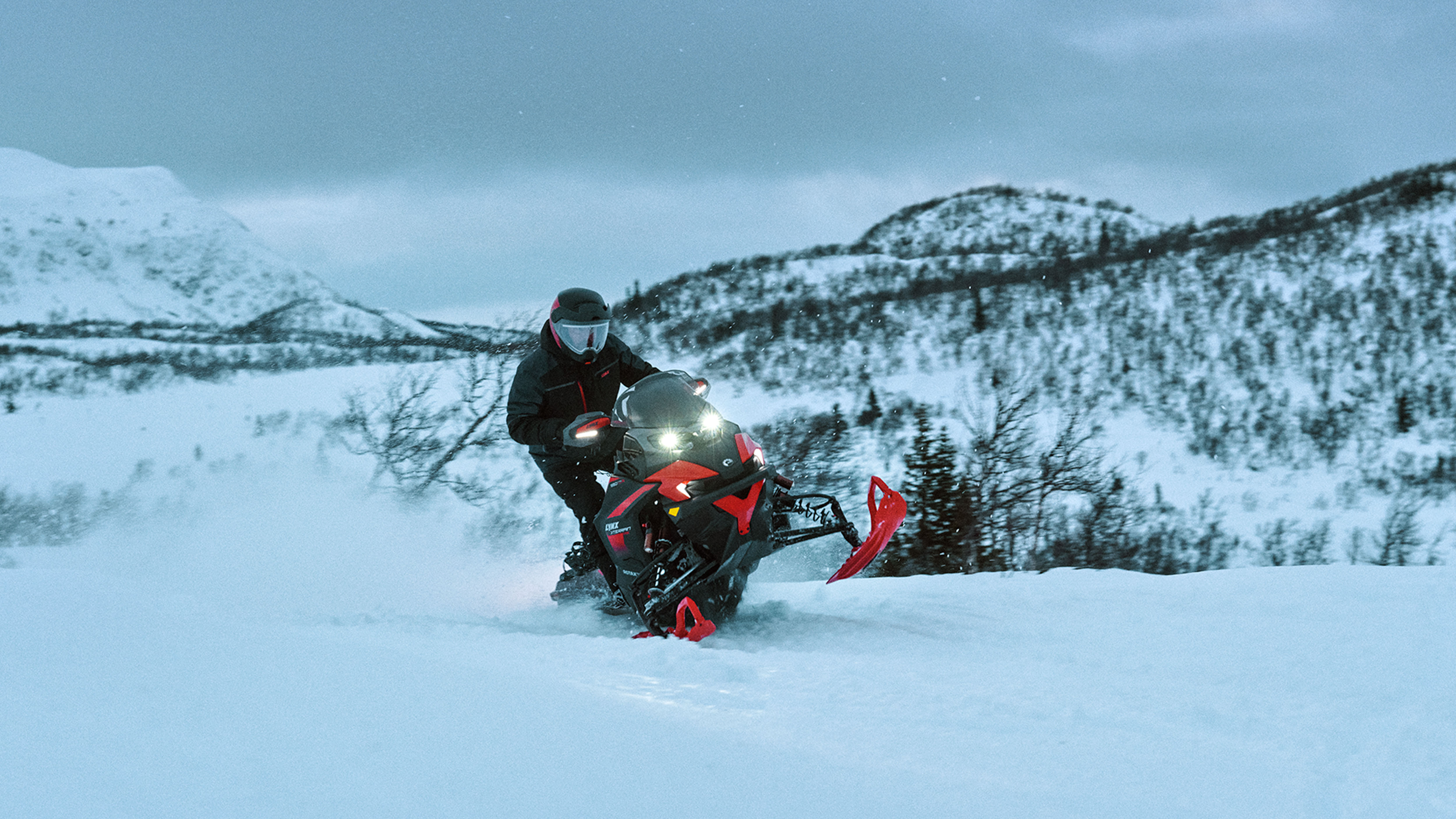 Lynx rider on a 2025 Xterrain RE