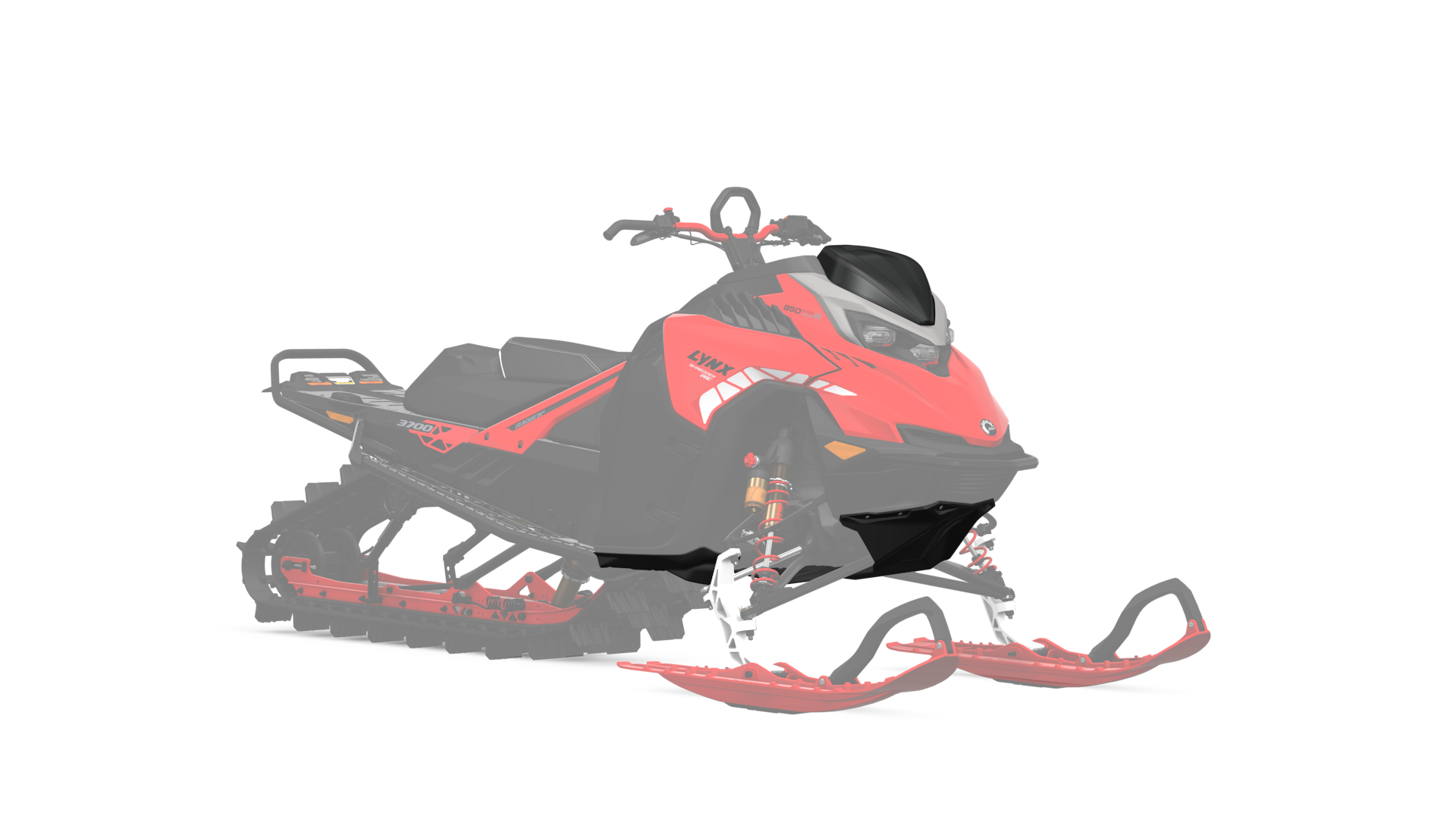 2026 Lynx Shredder RE 850 E-TEC Turbo R viper red snöskoter